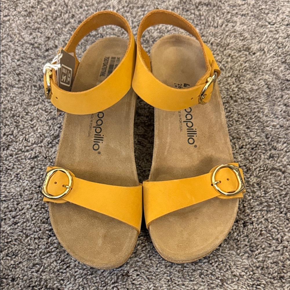 Papillio Women’s Mustard Yellow Sandals